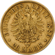 Preußen: Wilhelm II. 1888-1918: 20 Mark 1889 A, Jaeger 250, Sehr Schön. - Monete D'oro