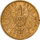 Preußen: Wilhelm II. 1888-1918: 20 Mark 1906 A, 7,96 G, 900/1000 Gold. Jaeger 252, Randfehler, Sehr - Pièces De Monnaie D'or
