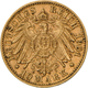 Württemberg: Wilhelm II. 1891-1918: 10 Mark 1901 F. 3,96 G, 900/1000 Gold, Jaeger 295, Vorzüglich. - Monedas En Oro