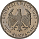 Weimarer Republik: 5 Reichsmark 1927 F, Universität Tübingen, Jaeger 329, Haarlinien, Minimaler Rand - Altri & Non Classificati