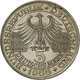 Bundesrepublik Deutschland 1948-2001: 5 DM 1955 G, Markgraf Von Baden, Jaeger 390, Feine Kratzer, Se - Sonstige & Ohne Zuordnung