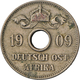 Deutsch-Ostafrika: Wilhelm II. 1888-1918, Deutsch-Ostafrika, Lot 2 Münzen: 5 Heller 1914, Jaeger 718 - Africa Orientale Tedesca