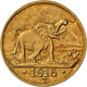 Deutsch-Ostafrika: 15 Rupien 1916 T, Tabora, 7,07 G. 900/1000 Gold, Geprägt Mit Gold Aus Der Sekenke - Africa Orientale Tedesca