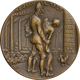 Medaillen Deutschland: Medailleur Karl Goetz 1875-1950: Bronzemedaille 1923, Auf Die Französische Bo - Altri & Non Classificati