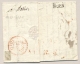 Nederland - 1815 - Langstempel LEUWAARDEN Op Complete Vouwbrief Naar Paris / France - ...-1852 Precursores