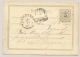 Nederlands Indië - 1879 - Kleinrond En Puntstempel TJIANDJOER Op Briefkaart G4 - Na Posttijd - Naar Bogor - Nederlands-Indië