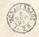 Delcampe - Nederlands Indië - 1891 - Kleinrond En Puntstempel PONTIANAK Op Envelop G2 - Via NI Agent Singapore &amp; Brindisi Naar  - Nederlands-Indië