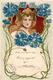 Jugendstil Frau Künstlerkarte 1900 I-II Art Nouveau - Ohne Zuordnung