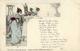 Jugendstil Pallas Athene TSN XXVB Nr. 7 Künstlerkarte 1900 I-II Art Nouveau - Unclassified