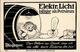 Werbung Sign. Hez, Hac Elektrisches Licht Diogenes Karikatur  Künstlerkarte I-II Publicite - Publicité