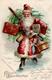 Weihnachtsmann Puppe Spielzeug  Prägedruck 1905 I-II Pere Noel Jouet - Santa Claus