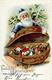 Weihnachtsmann Puppe Spielzeug 1904 Präge-Karte I-II Pere Noel Jouet - Santa Claus