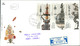 Israel FDC 1990, Jüdische Festtage: Kultische Gewürzbehälter, Spice Box, Michel 1167-1169, Eckschaden/coin Damage (3-13) - FDC