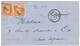 Lettre 1862 Avec Correspondance Paire Napoléon III 10c Type II Paris Pour Eu Saine Maritime Lavigne Sculpteur - 1849-1876: Période Classique