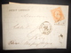 France Napoleon , Lettre De Lyon 1866 Pour Riez - 1862 Napoléon III