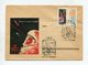 SPACE COVER USSR 1962 GLORY TO LABOR AND SCIENCE 12 APRIL 1961 SP. POSTMARK ANNIVERSARY OF FIRST HUMAN FLIGHT TO SPACE - UdSSR