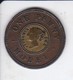 MONEDA DE REINO UNIDO DE 1 PENNY MODEL DEL AÑO 1840 (PRUEBA)  (COIN) RARA - Commercio Esterno, Prova, Contromarca E Ribattitura