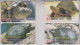 ISRAEL TURTLE SET OF 8 PHONE CARDS - Tartarughe