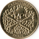 75014 PARIS LES CATACOMBES TÊTE DE MORT  MÉDAILLE TOURISTIQUE  MONNAIE DE PARIS 2016 JETON MEDALS COINS TOKENS - 2016