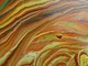 Tableau Acrylique Moderne Réalisé En Technique Pouring. Forme Spirale - Acryliques