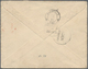 08002 Aden: 1884/1920, France 25 C Yellow-brown Sage, Single Franking On Cover With Maritime Dater LIGNE T - Jemen