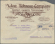 08004 Aden: 1923 Illustrated 'Aden Tobacco Company' Cover Sent Registered To Denmark Via London, Franked O - Yemen