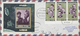 08026 Adschman / Ajman: 1971, Apollo Crew, Complete Set Perf./imperf., Complete Set Of Eight De Luxe Sheet - Ajman