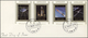 08035 Adschman / Ajman: 1973, U.S. Space Achievements, Complete Set Of Eight De Luxe Sheets With White Mar - Adschman