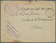 08055 Alawiten-Gebiet: 1924. Rougly Opened, Slightly Shortend Stampless Envelope Addressed To Paris Cancel - Briefe U. Dokumente