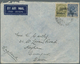 08062 Bahrain: 1930's, Four Airmail Covers To England With Different Frankings Of KGV. Definitives Optd. " - Bahrein (1965-...)