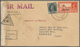 Delcampe - 08069 Bahrain: 1941-43, Three Censored Airmail Covers To India With Censore Strips And Triangle Handstamps - Bahrein (1965-...)