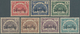 08093 Birma / Burma / Myanmar: 1952. Set Of TELEGRAPH STAMPS "Peacock" Overprinted. Seven Values: 1A, 2As, - Myanmar (Burma 1948-...)