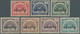 08093 Birma / Burma / Myanmar: 1952. Set Of TELEGRAPH STAMPS "Peacock" Overprinted. Seven Values: 1A, 2As, - Myanmar (Birmanie 1948-...)