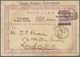 08104 Ceylon / Sri Lanka: 1879, 8 C On 2 C Violet QV Postal Stationery Card, With Ovp "Union Postale Unive - Sri Lanka (Ceylon) (1948-...)