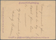 08106 Ceylon / Sri Lanka: 1888/95, Two Stationery Cards Used To Germany: UPU Card 5 C./6c. Used Barred Ova - Sri Lanka (Ceylon) (1948-...)
