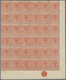 08108 Ceylon / Sri Lanka: 1899, QV 2c. Pale Orange-brown Part Sheet Of 36 Stamps From Lower Right Corner W - Sri Lanka (Ceylon) (1948-...)