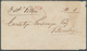 08117 China: 1858 Stampless Cover From Hong-Kong To Bombay Per Steamer "Perim", Bearing On Front The Red C - Sonstige & Ohne Zuordnung