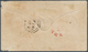 08117 China: 1858 Stampless Cover From Hong-Kong To Bombay Per Steamer "Perim", Bearing On Front The Red C - Autres & Non Classés