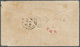 08117 China: 1858 Stampless Cover From Hong-Kong To Bombay Per Steamer "Perim", Bearing On Front The Red C - Sonstige & Ohne Zuordnung