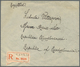 08154 China: 1913, Junk 10 C., A Horizontal Pair Tied Bilingual "HARBIN 23.4.24" To Reverse Of Registered - Sonstige & Ohne Zuordnung