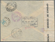08171 China: 1941, SYS $6.80 Franking Tied "HANKOW 19.7.41" To Registered Air Mail Cover To Toulon/France - Sonstige & Ohne Zuordnung