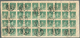 08180 China: 1949, SYS $100.000 Dull Bluish Green (54, Block-40 On Reverse And Strip-10 Resp. Block-4 On F - Autres & Non Classés