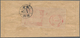 08184 China: 1949, Aug. 20, Swatow: Silver Currency Meter Label 15 C.with Security Background Printing, Ti - Sonstige & Ohne Zuordnung