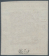 08187 China - Shanghai: 1871/72, 3 Ca. Red Brown, Official Reprint On Mesh Paper, Unused, Signed Calves. - Sonstige & Ohne Zuordnung