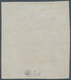 08188 China - Shanghai: 1871/72, 4 Ca. Yellow, Official Reprint On Mesh Paper, Unused, Signed Calves. - Sonstige & Ohne Zuordnung