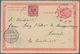 08191 China - Ganzsachen: 1897, Card ICP 1 C. Canc. Large Dollar "PEKING 24 OCT 98" With German Offices 10 - Cartes Postales