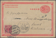 08196 China - Ganzsachen: 1897, Card ICP 1 C. Canc. Large Dollar (faint) "PEKING 14 JU 98" With German Off - Ansichtskarten