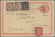 08197 China - Ganzsachen: 1901. Imperial Chinese Post Postal Stationery Card '1 Cent' Pink Upgraded With C - Ansichtskarten