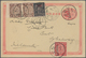 08197 China - Ganzsachen: 1901. Imperial Chinese Post Postal Stationery Card '1 Cent' Pink Upgraded With C - Cartes Postales
