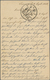 08219 China - Ganzsachen: 1927/29, Junk 1 C. Reply Part Uprated Junk 1 C., 4 C. Bilingual "TSINING 16.9.10 - Cartes Postales